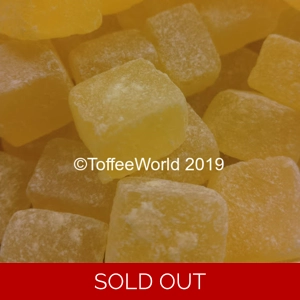 Dobsons Pineapple Cubes - Joseph Dobson Traditional Hard Boiled Sweets